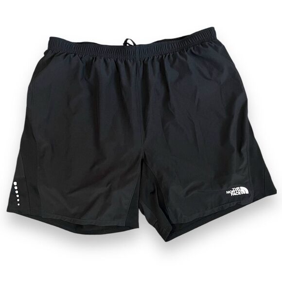 The North Face Mens Active Shorts Black Elastic Drawstring Waist  7" Inseam Sz M - Picture 1 of 9